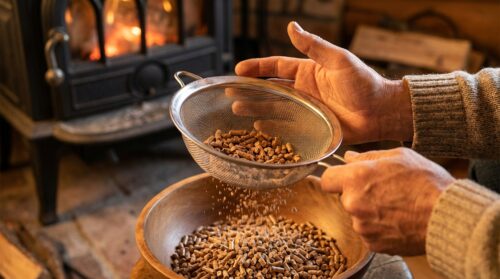 scopri perché setacciare i pellet di legno prima di caricare la stufa è fondamentale per prevenirne guasti costosi e garantirne un funzionamento ottimale.